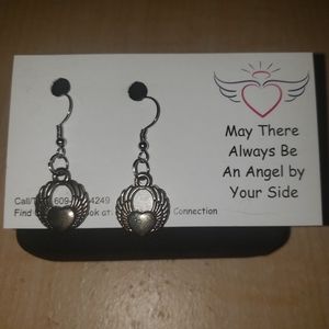 Heart Wing Earrings